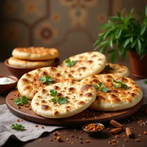 Naan-Brot & Beilagen